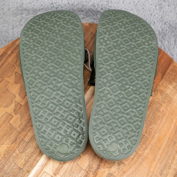 Bernardo Green Camo Flat Pool Slide Sandals Size 10 - Picture 5 of 5